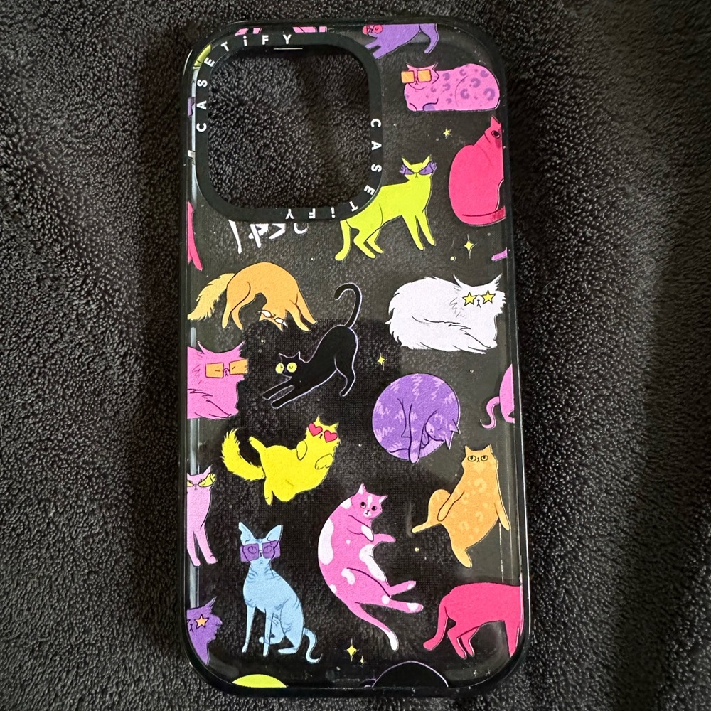 Casetify iPhone 14 Pro Funky Cats case